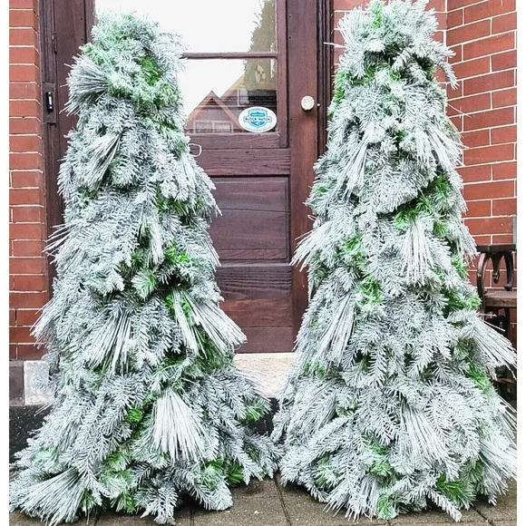 Victoria's Secret Christmas Tree Store Display 4 Ft‎ Tall Silvery Green 2 avail