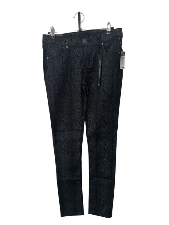 Rue21 Super Skinny Black Snakeskin Jeans NWT womens size 5/6