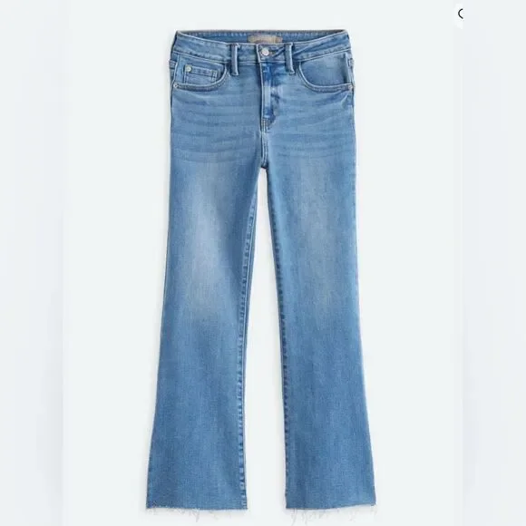 NWT SZ 14 Stitch Fix *JUST USA* Salma Stretchy Cropped Flare Jean
