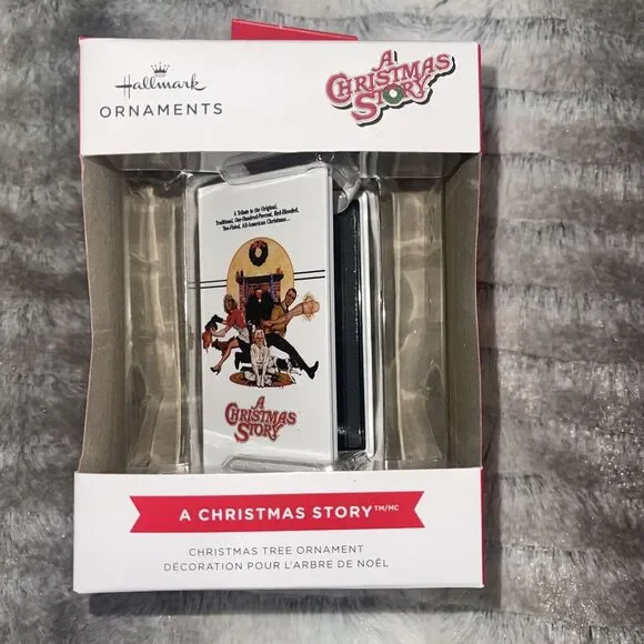 Hallmark 2021 A CHRISTMAS STORY VCR VHS Tape Christmas Tree Ornament