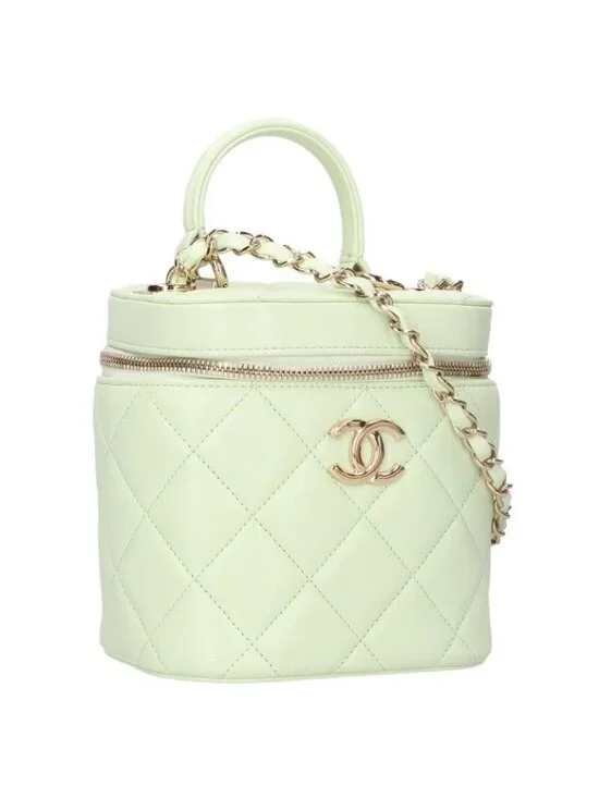 Chanel Trendy CC Vanity Quilted Lambskin Chain Shoulder