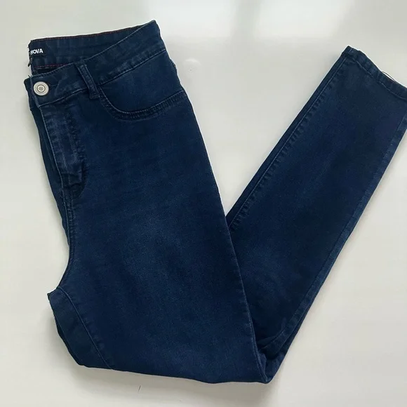 Fashion Nova Blue Skinny Jeans Classic Fit