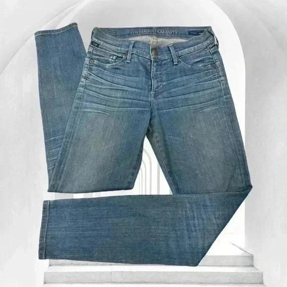 CITIZENS OF HUMANITY Thompson medium rise skinny 29” jeans 25 women’s