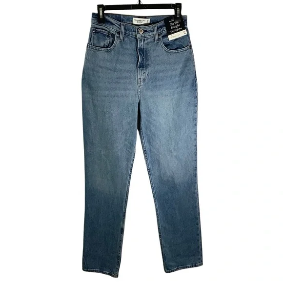 Abercrombie & Fitch The ‘90s Straight Ultra High Rise Jeans