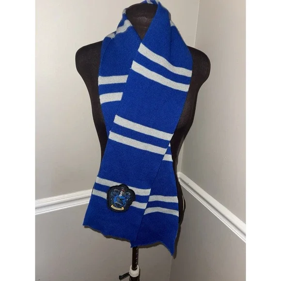 HARRY POTTER Wizarding‎ World RAVENCLAW SCARF Cosplay Costume Blue Gray