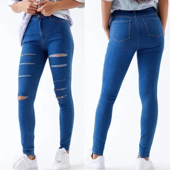 PacSun Super High Waisted Jeggings Size 24