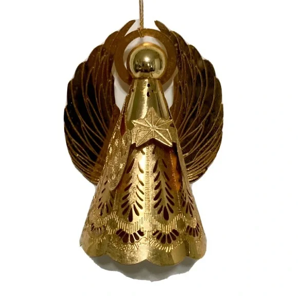 Hallmark Keepsake 1988 Miniature Ornament “Heavenly Glow” Etch Brass 3