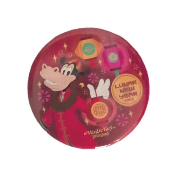 Disneyland Magic Key Lunar New Year 2026 - Year Of The Horse Button Pin