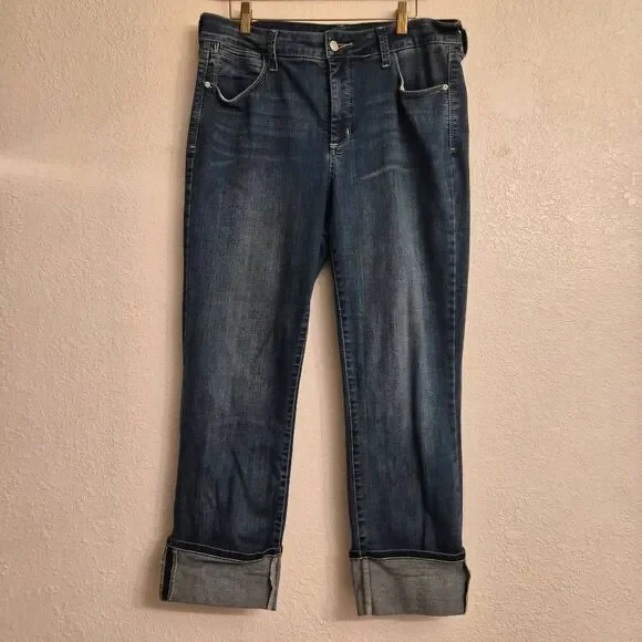 NYDJ Capri Denim Jeans: 14W Comfy Flattering Fit Summer Essential Chic