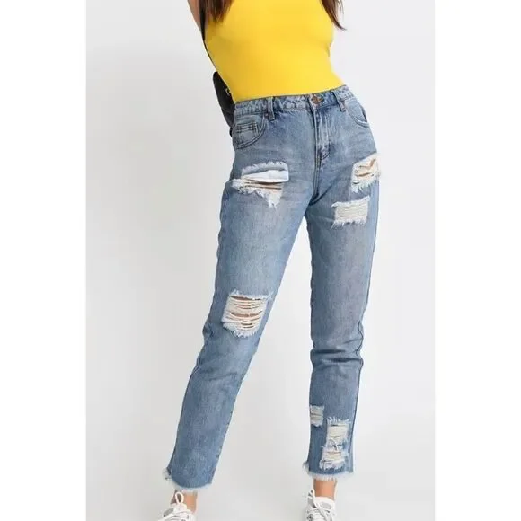 TOBI Vintage Wash Distressed jeans Size 26