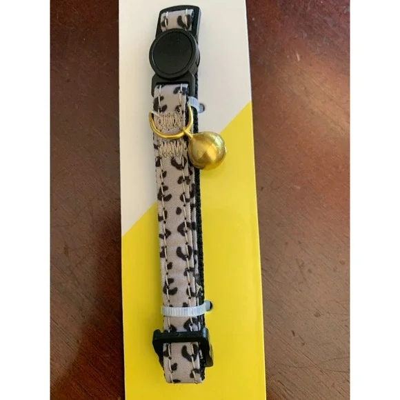 Kitty City Leopard‎ Print Cat Collar 8-12 inch Brand New
