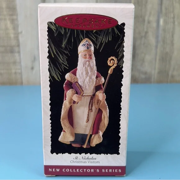 Hallmark Keepsake Ornament St. Nicholas Christmas Visitors Series Handcrafted