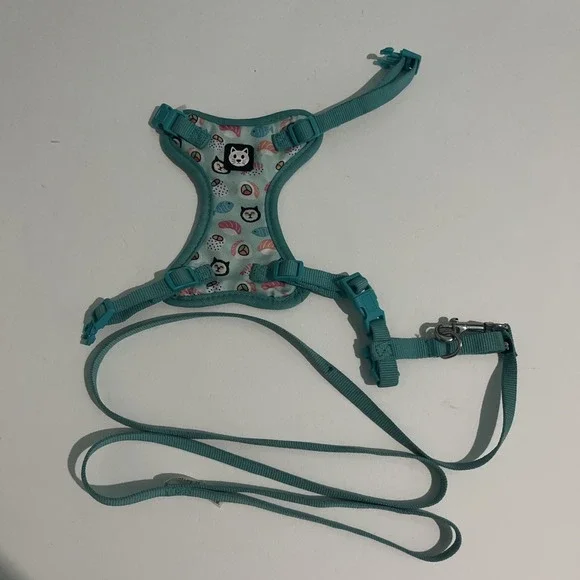 Vibrant Life‎ Cat Harness & Leash, 5-10 Lbs, Blue