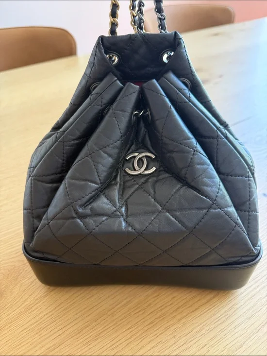 100% AUTHENTIC CHANEL GABRIELLE BACKPACK- BLACK