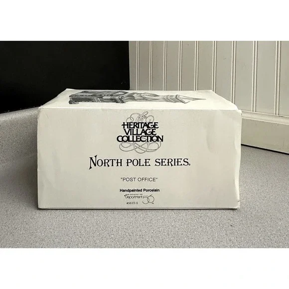 Department 56 1992 Heritage Village North Pole Series Post Office 5623-5 Retired