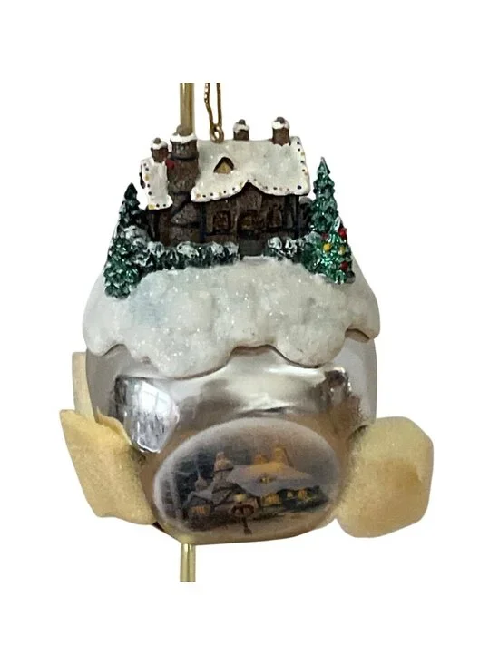 Thomas Kinkade Stonehearth Hutch Sleigh Bells Christmas Ornament Collection 2006
