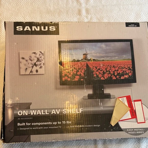 Sanuk Gray Wall Mount Shelf