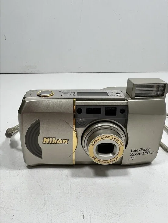 Nikon Lite Touch Zoom 120 ED AF 35mm Point & Shoot Film Camera Tested Works