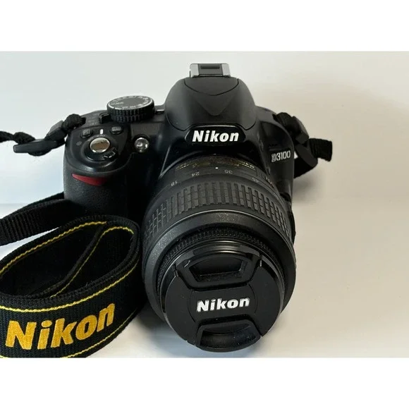 Nikon D3100 DSLR Camera with 18-55mm VR Lens Kit Black 14.2MP HD Video