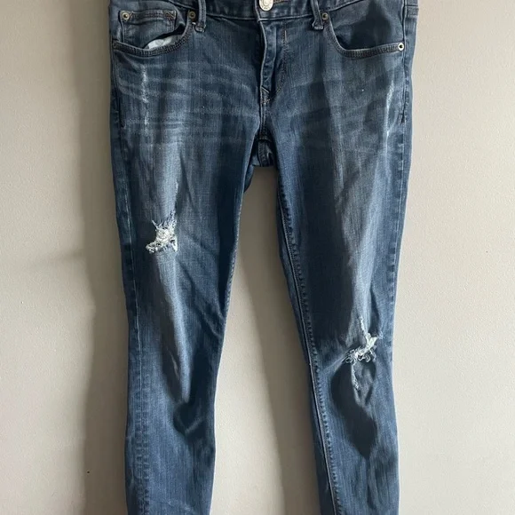 Distressed Blue Women's Jeans