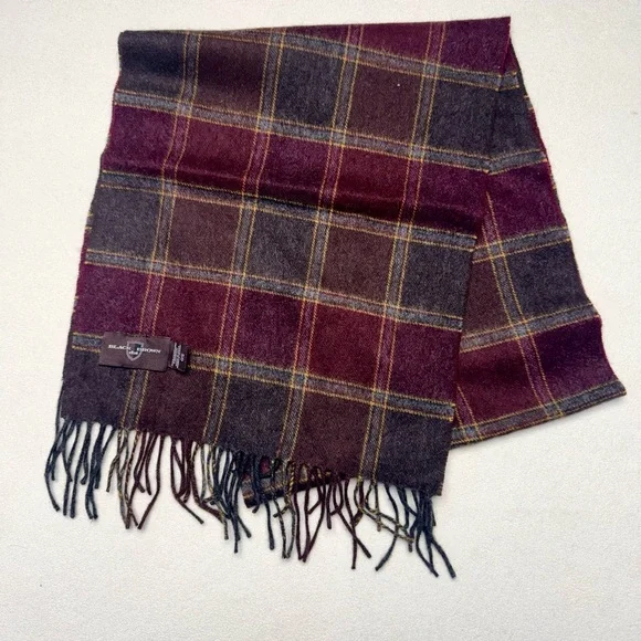 Black Brown 1826 Cashmere Scarf