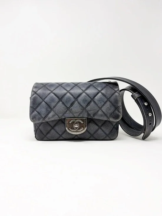 CHANEL Double Carry Small Flap Waist-Crossbody Bag