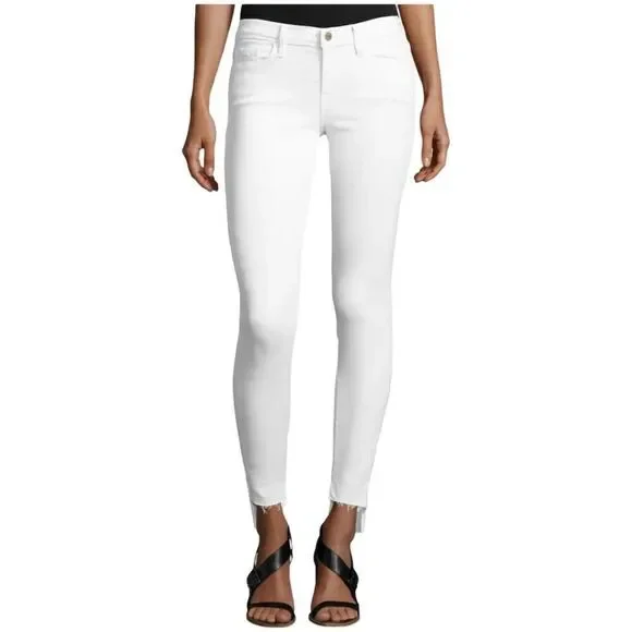 Frame Denim Le Skinny de Jeanne Women's Jeans Step Hem raw hem Size 29 NWT