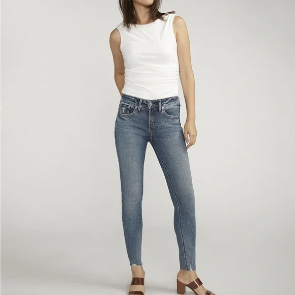 Women’s Silver Siki Skinny Blue Jeans. Size 26/29