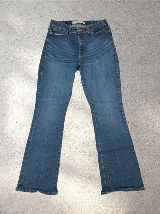 Signature by Levi Strauss High Rise Bootcut Women's 10 (30x29) Blue Stretch Y2K