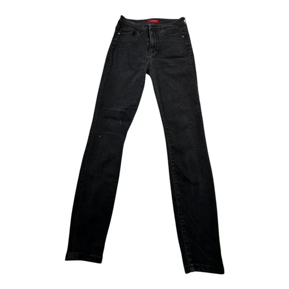 GUESS‎ Women Jeans Black High Rise Skinny Fit Size 26 Casual Style