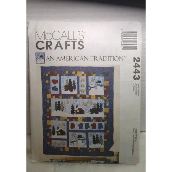 McCall's PATTERN  #2443 -‎ Holiday Craft -UNCUT