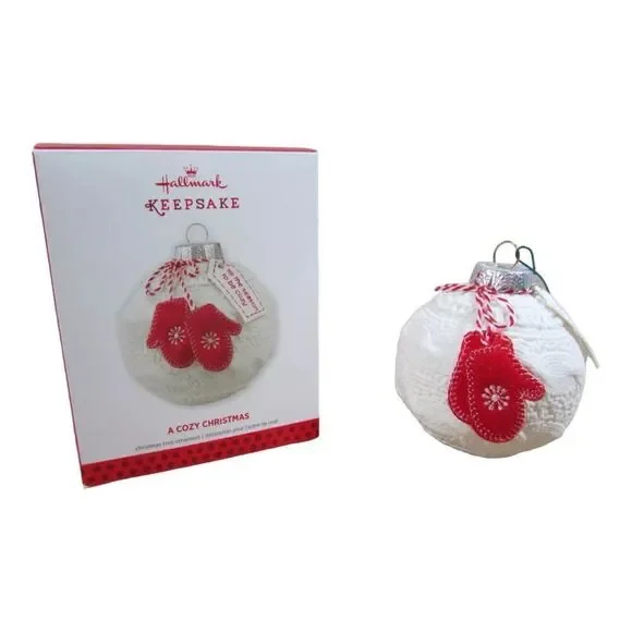 Hallmark Cozy Christmas ornament porcelain Hallmark Keepsake Ornament 2013