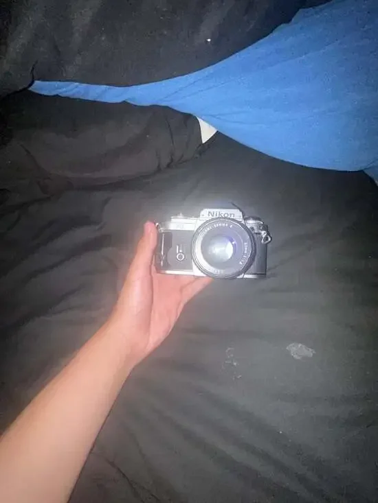 Nikon FG 35mm SLR Film Camera with Nikon Lens Series E 50mm f/1.8