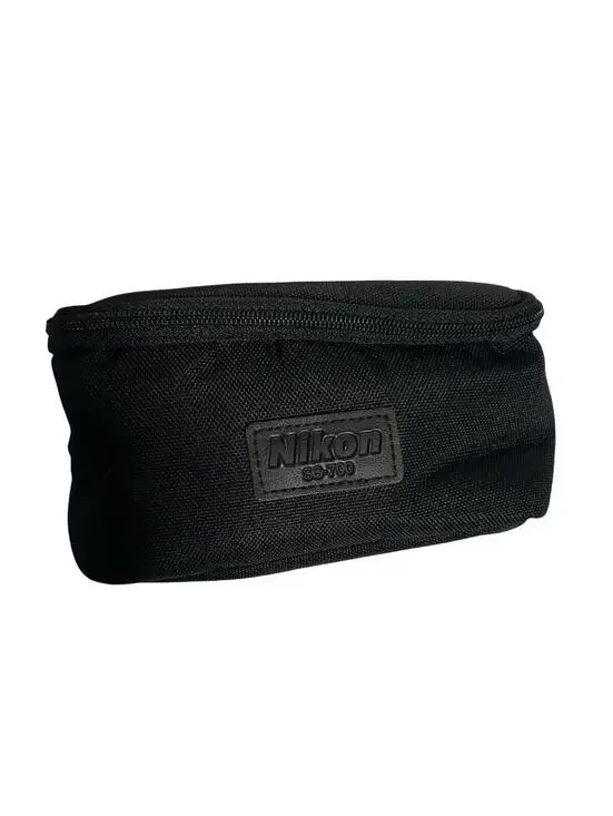 Nikon SS-700 Soft Case Black Padded Zippered Camera Flash Accessory Storage Case