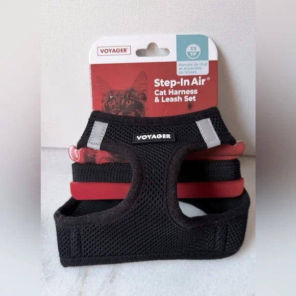 Black Cat Harness & Leash Set xs