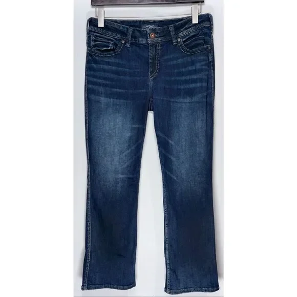 Silver suki slim boot cut jeans size 18/31
