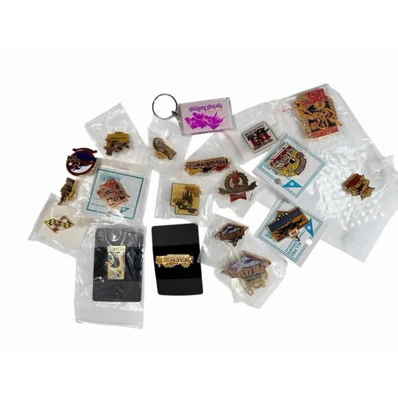 Vtg Preakness lapel pins Lot Of 19 Bundle Horse Race Memorabilia Pimlico