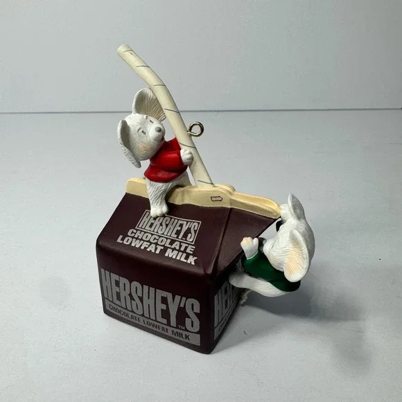 Vintage 1997 Hallmark Keepsake Hershey's Chocolate Sweet Discovery Mice Ornament