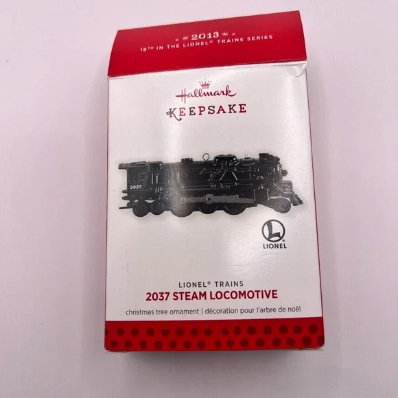 2013 Hallmark Keepsake Ornament Lionel Trains 2037 Steam Locomotive #18‎ Black