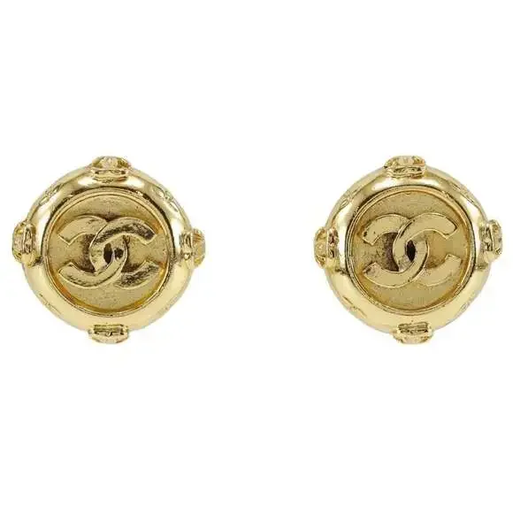 CHANEL Gold Earrings