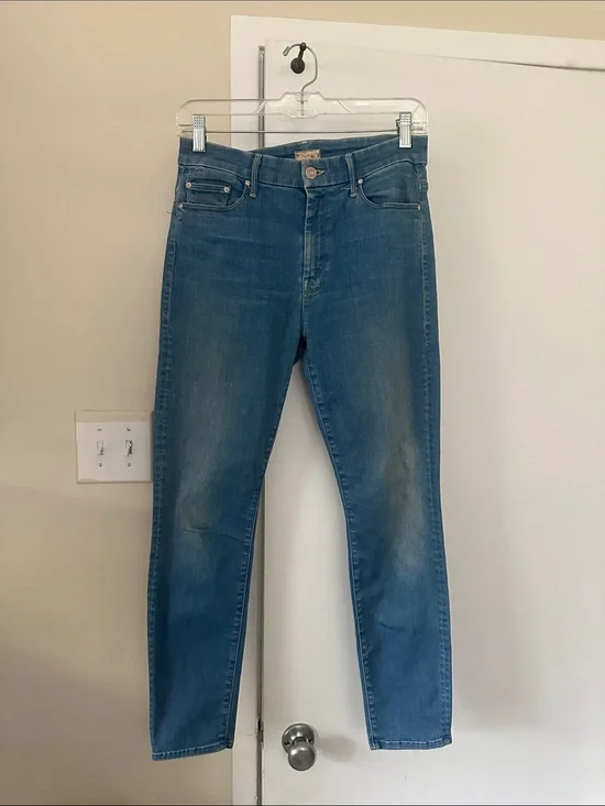 Mother - Blue Slim Fit Jeans
