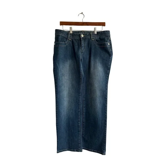 Michael Kors Denim Jeans Bootcut Dark Wash Stretch Women's Size‎ 12