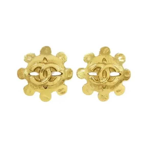 CHANEL Gold Earrings