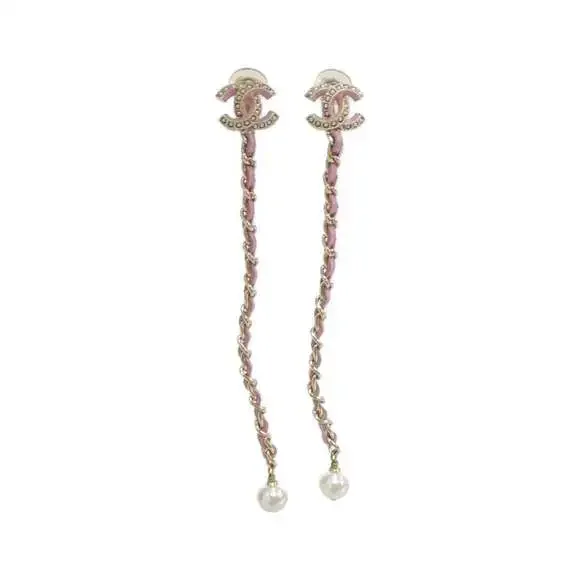 CHANEL Pink Earrings
