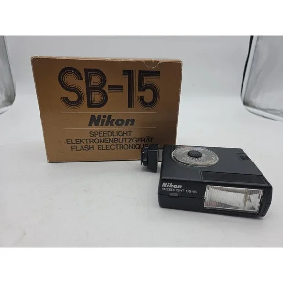 Nikon Speedlight SB-15 Near Mint Shoe Mount Flash from Japan Z2244