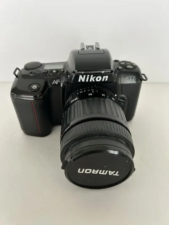 Nikon N6006 Camera With Tamron AF Tele-Macro 35-90 mm Lens Tested Working