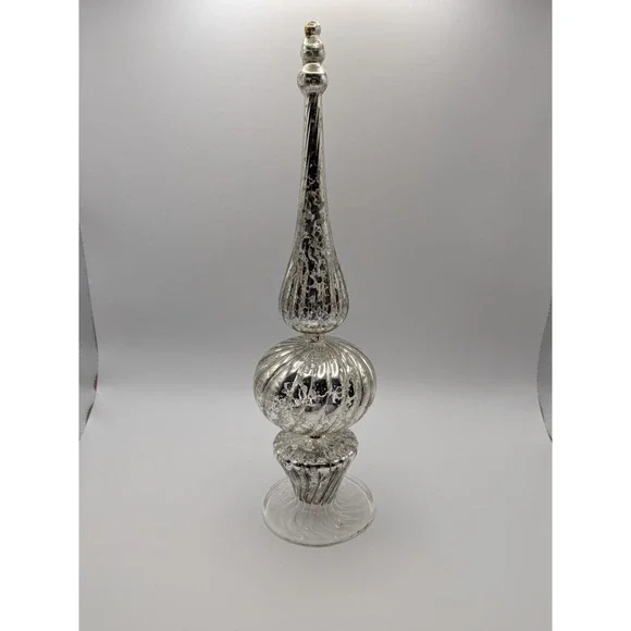 Vtg‎ Fluted Finial Tree Topper 12