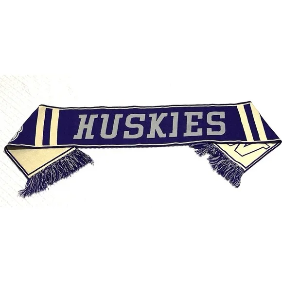 University of Washington Huskies Football Peach Bowl 2016 Game Scarf 8