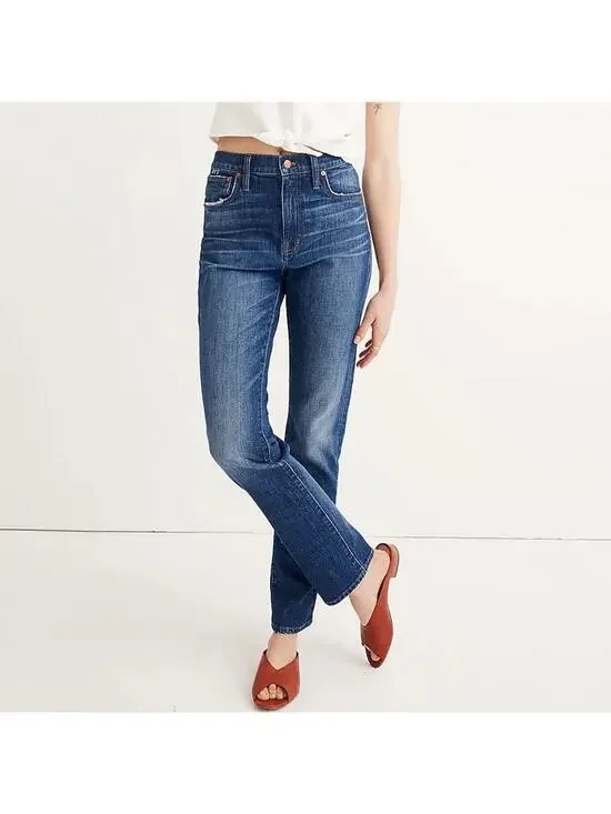Madewell The High-Rise Slim Boy Jean Size 26 Skinny Straight Leg Jeans