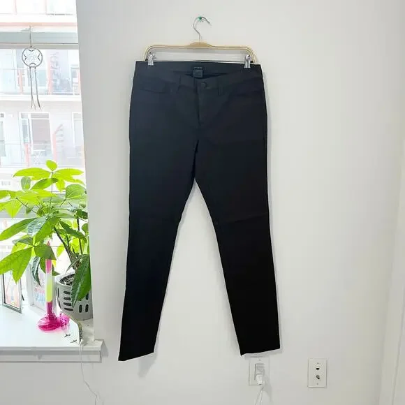 NEW Ann Taylor Brown Shiny Modern Jeans Size 8